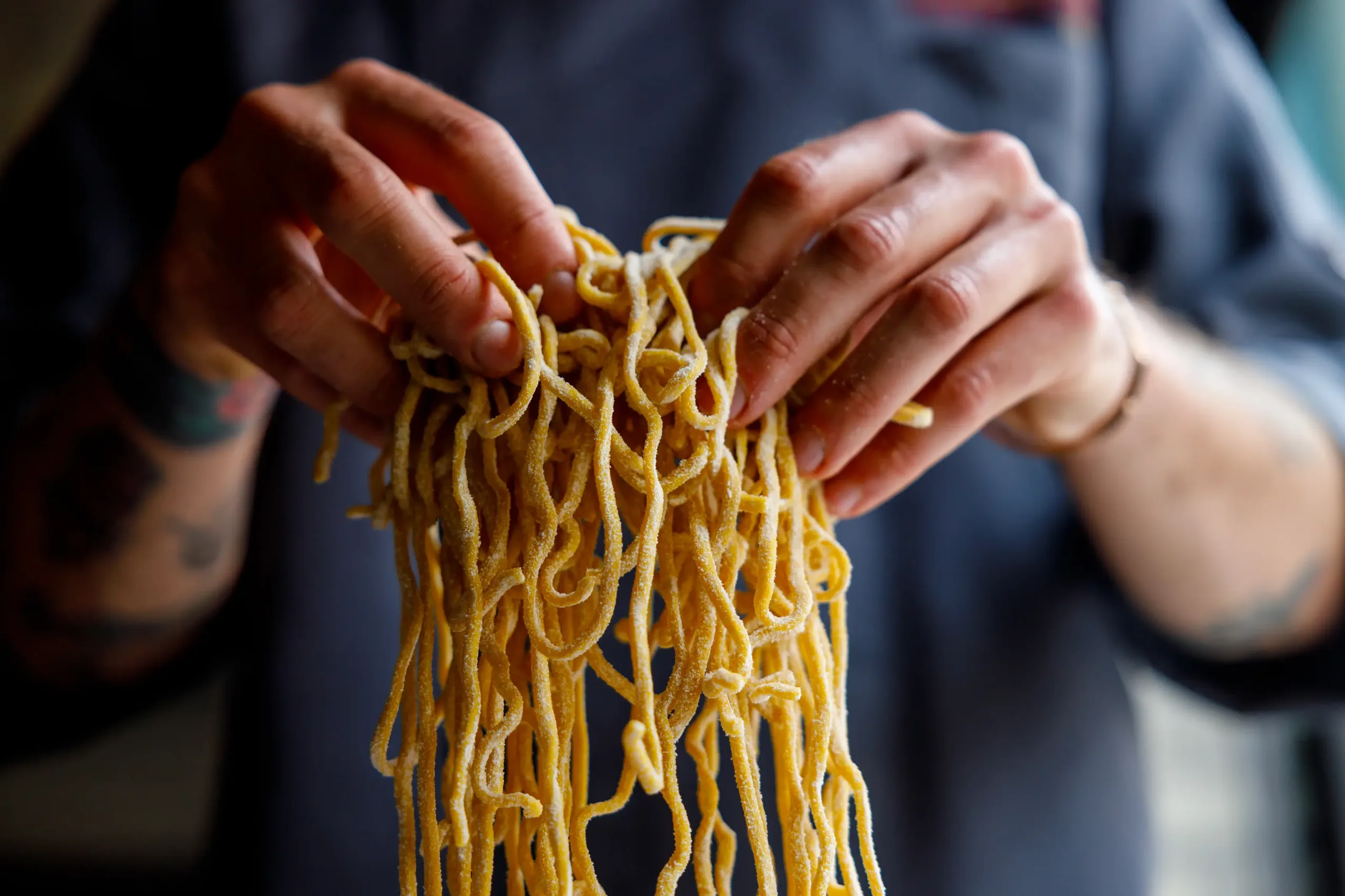 pasta fresca per cacio e pepe