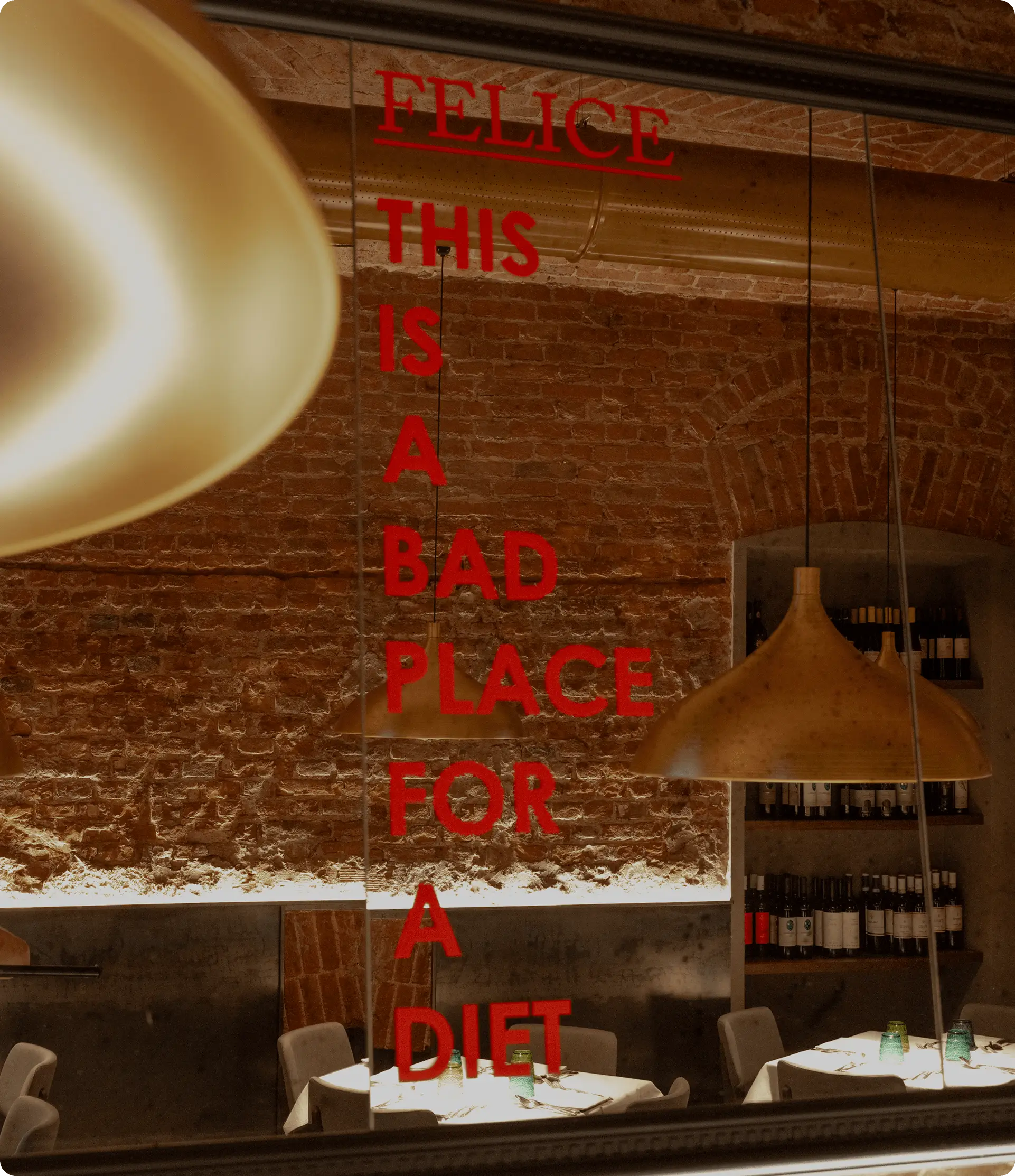 “this is a bad place for a diet” – felice a testaccio Torino "this is a bad place for a diet" - felice a testaccio Torino